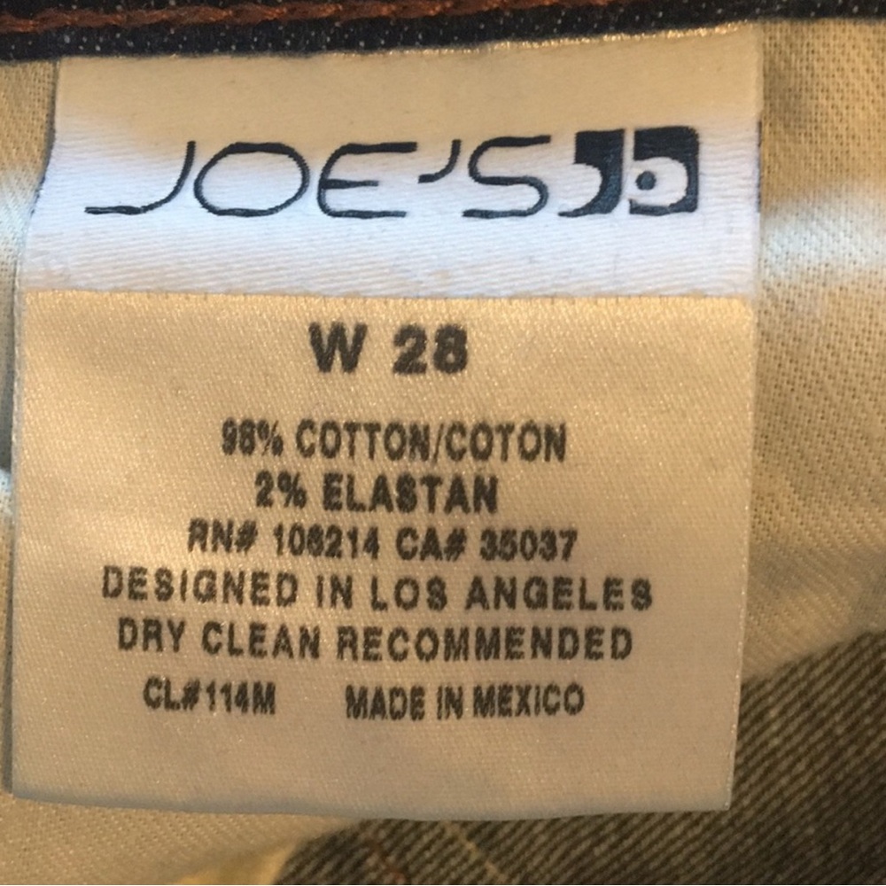 Joes Jeans Dark Wash Cropped Cuffed Women's Jeans EUC Like New - Picture 6 of 6